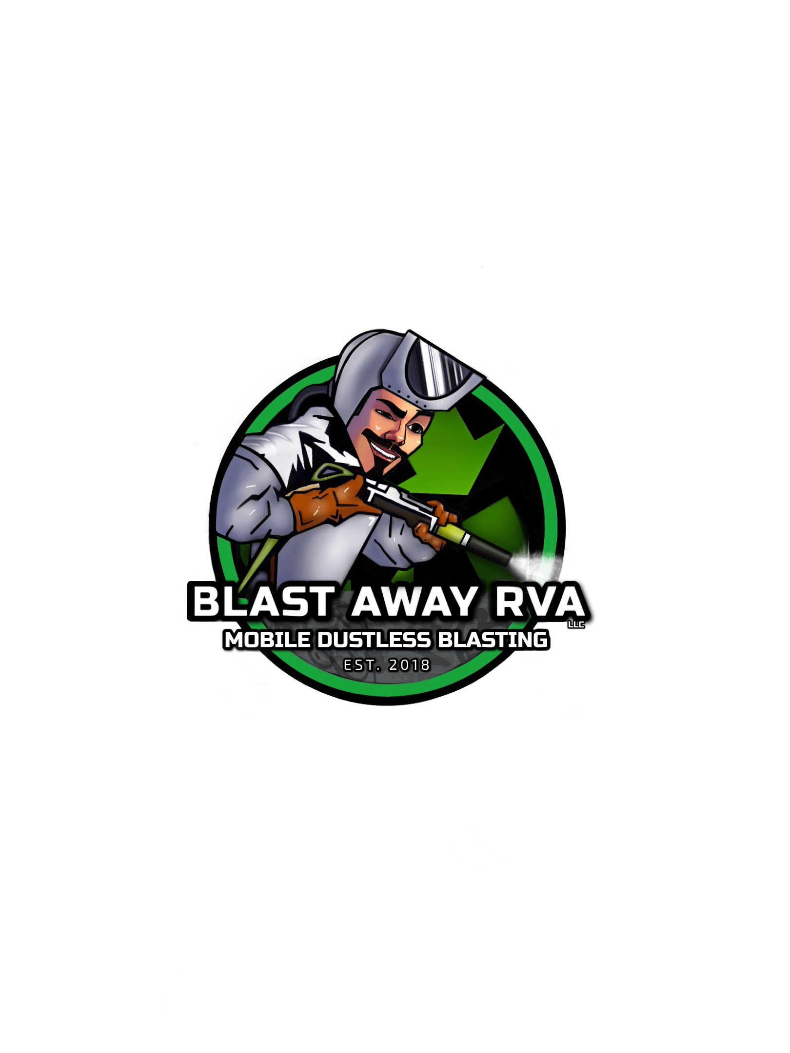 Blast away rva logo